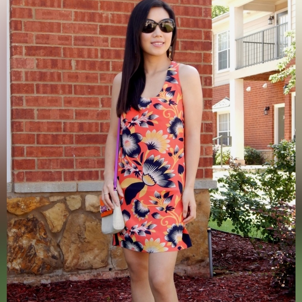 “J.CREW” Silk Floral Mini Dress